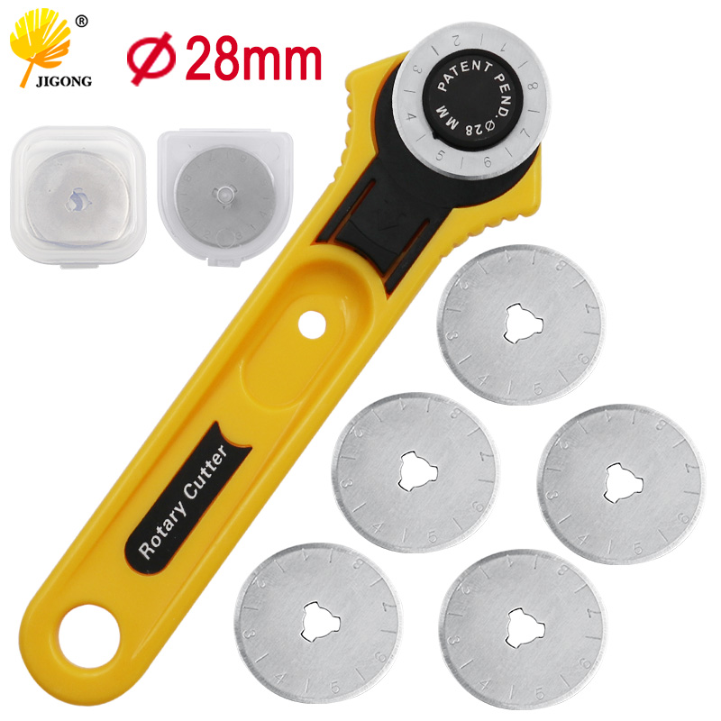 Round Knife Leatherwork - 28mm Patchwork Roller Wheel Round Knife