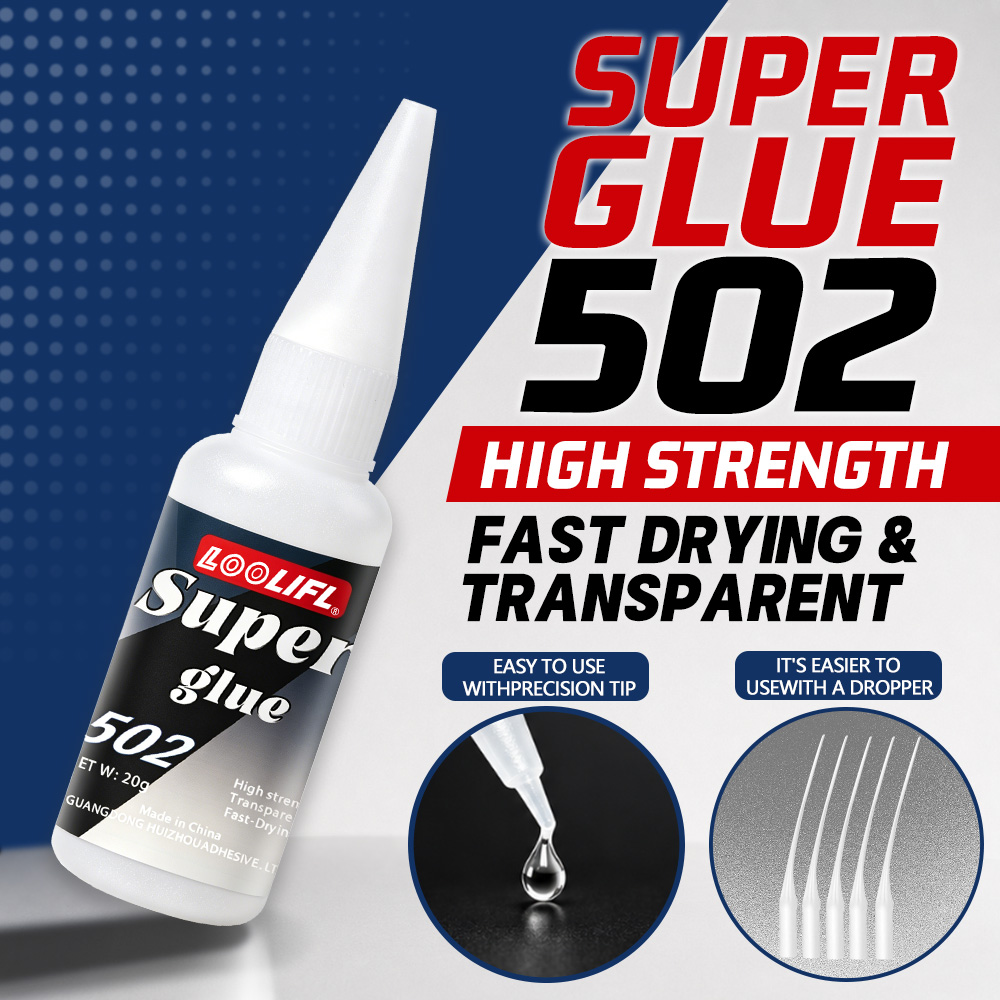 Contact Cement Leather - Loolifl-502-20Ml Instant Transparent Cyanoacrylate Medium Thick
