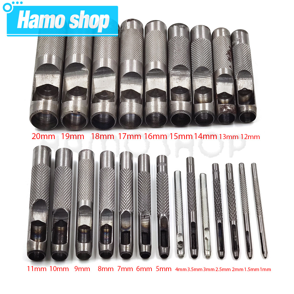Leatherwork Punching Tool - 1.0mm-25mm All Size Pick Leather Tools