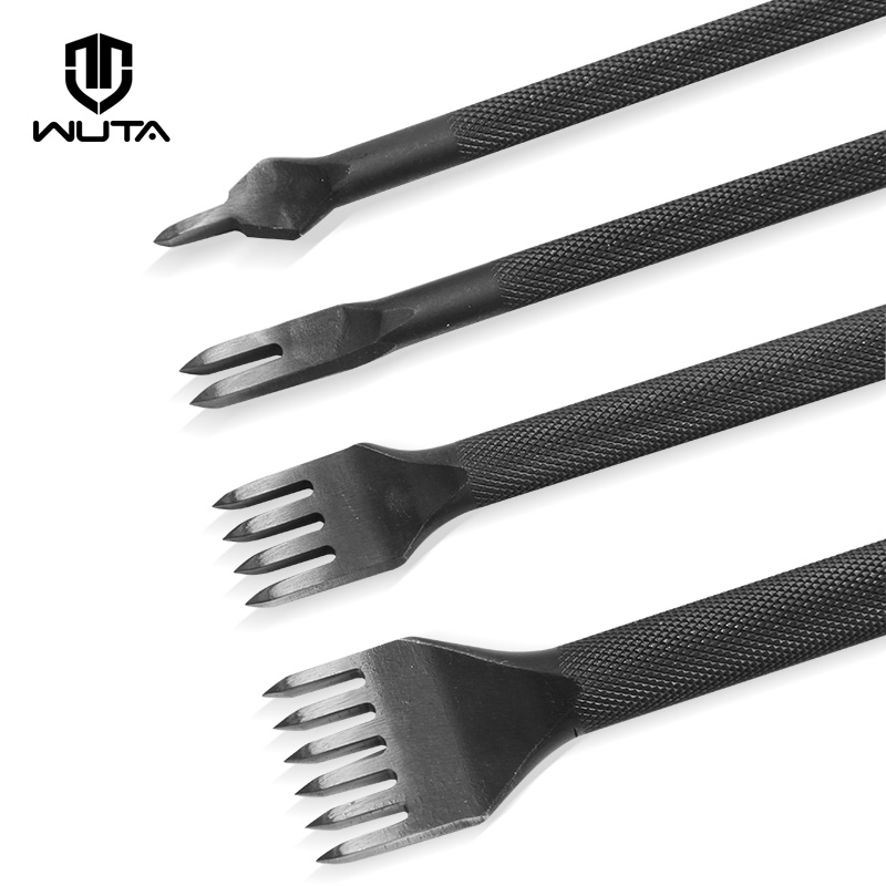 Leatherwork Punching Tool - WUTA 1 Piece Diamond Point Black
