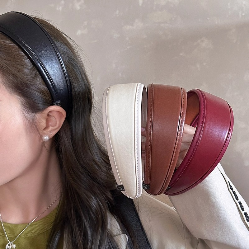 Leather Headbands Simple Solid - Leatherwork Pony recension och pris
