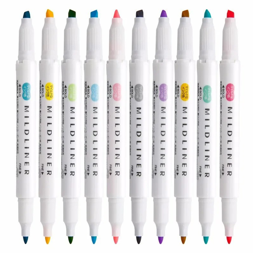 35 Color ZEBRA Mildliner Highl - Zebra Pen Mildliner recension och pris