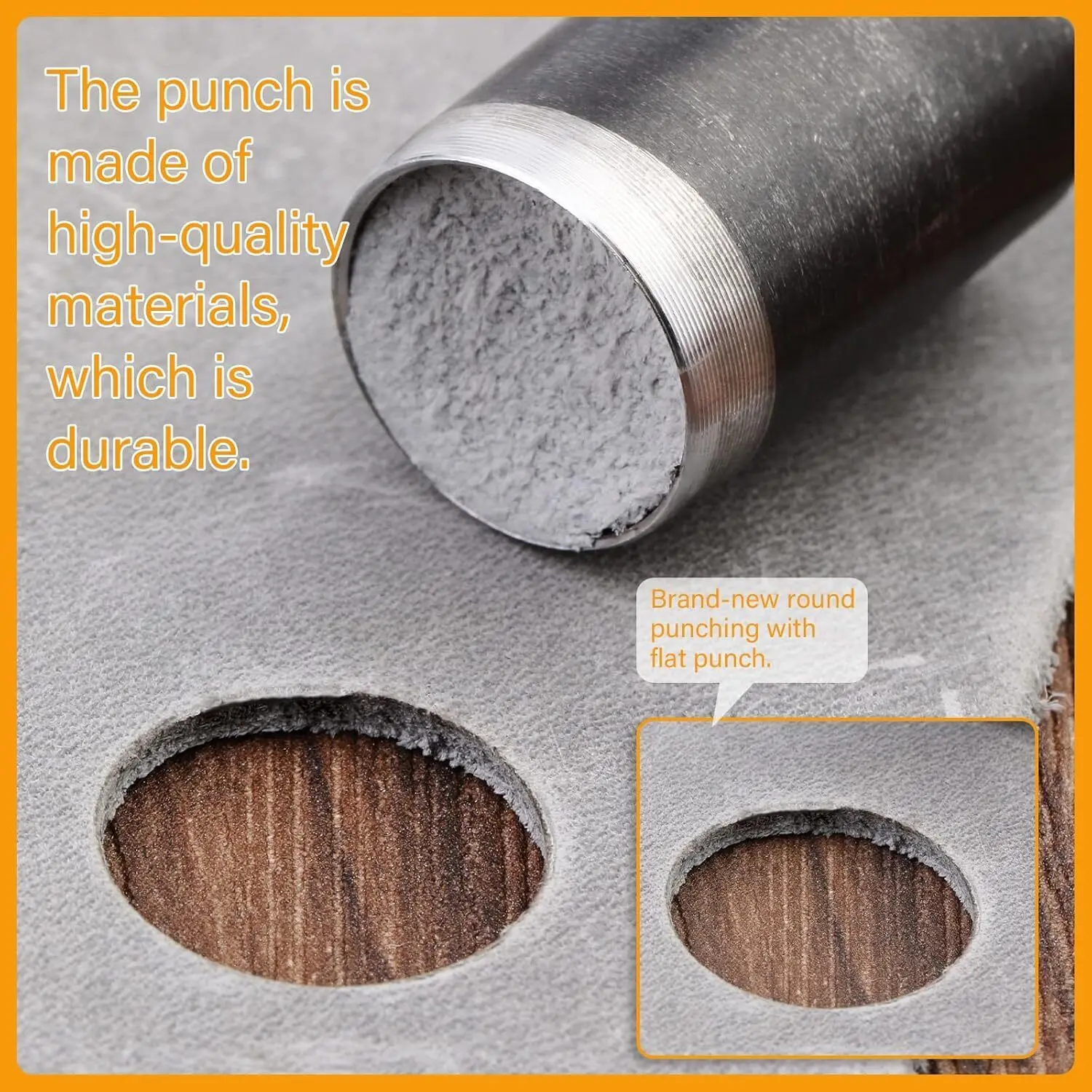 15Pcs Leather Circle Cutter To - Leatherwork Punching Tool recension och pris