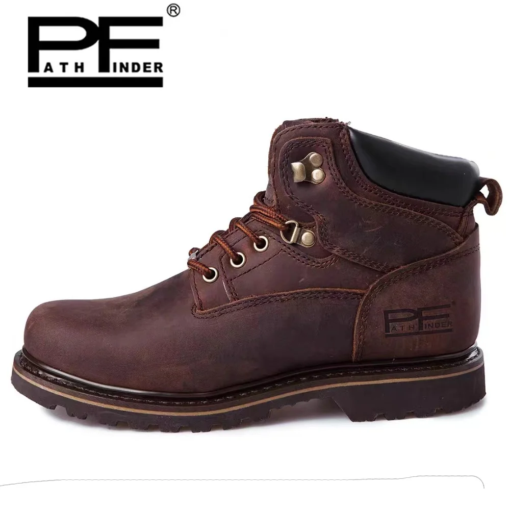 pf Men's Fashion Genuine Leath - Leather Work Fabric recension och pris