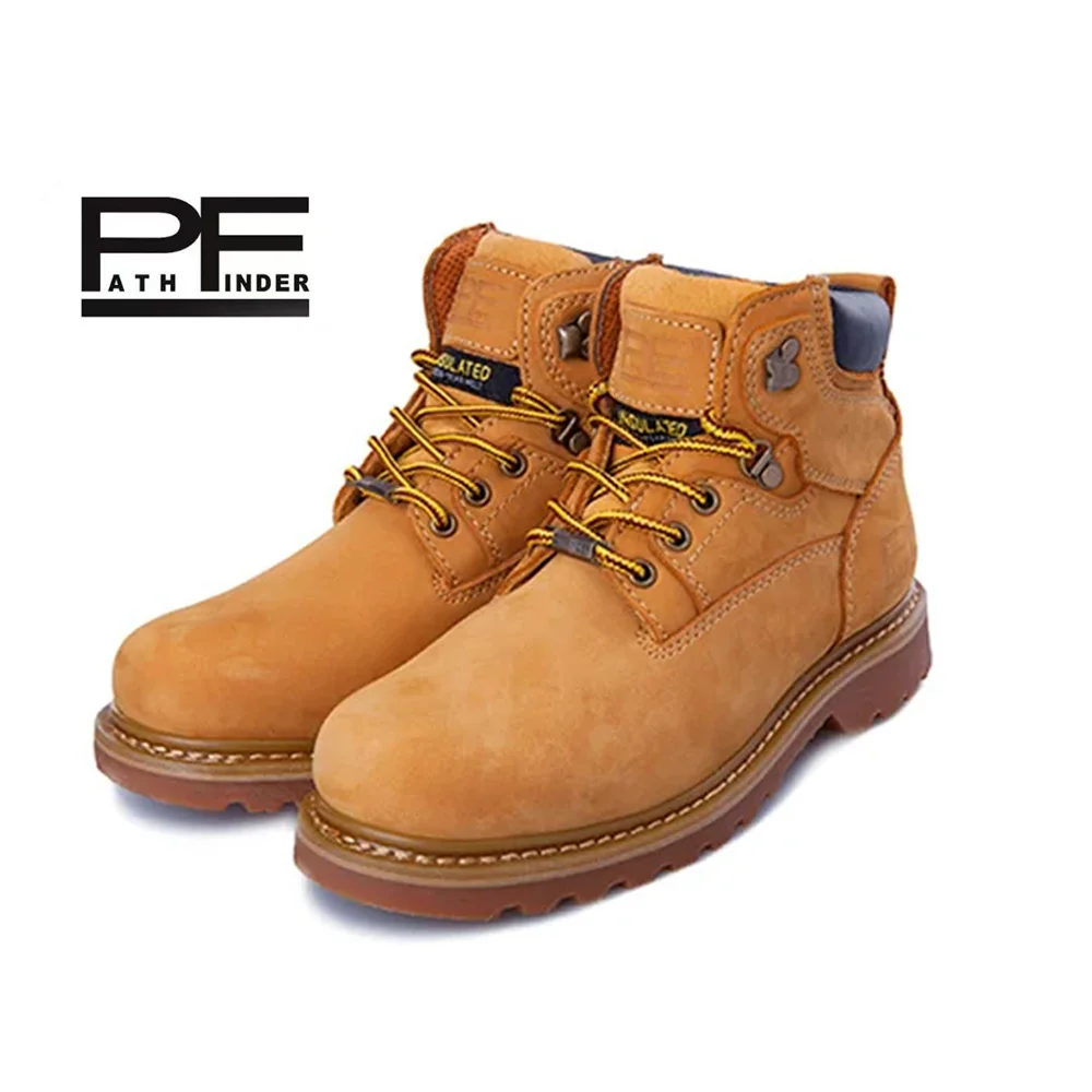 pf Men's Fashion Genuine Leath - Leather Work Fabric recension och pris
