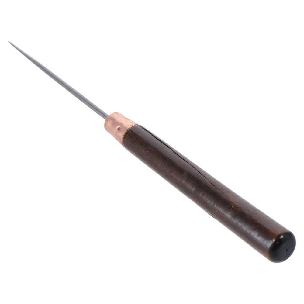 3Pcs Wooden Handle Scratch Awl - Leatherwork Punching Tool recension och pris