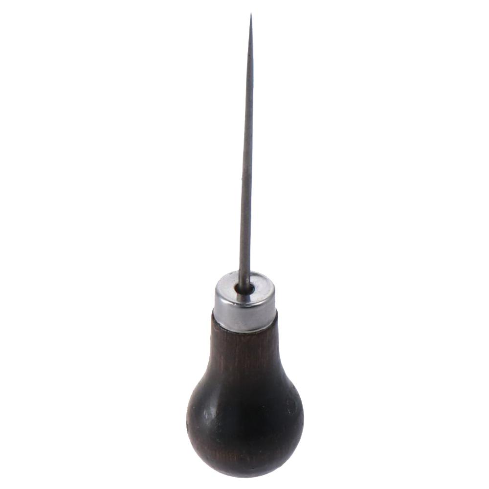 3Pcs Wooden Handle Scratch Awl - Leatherwork Punching Tool recension och pris