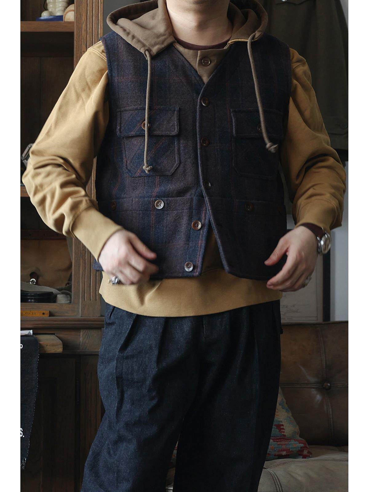 Secondorder FW24 6 Pockets Wor - Leather Work Vest For Men recension och pris