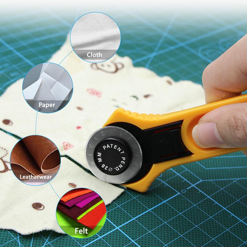 28mm Patchwork Roller Wheel Ro - Round Knife Leatherwork recension och pris