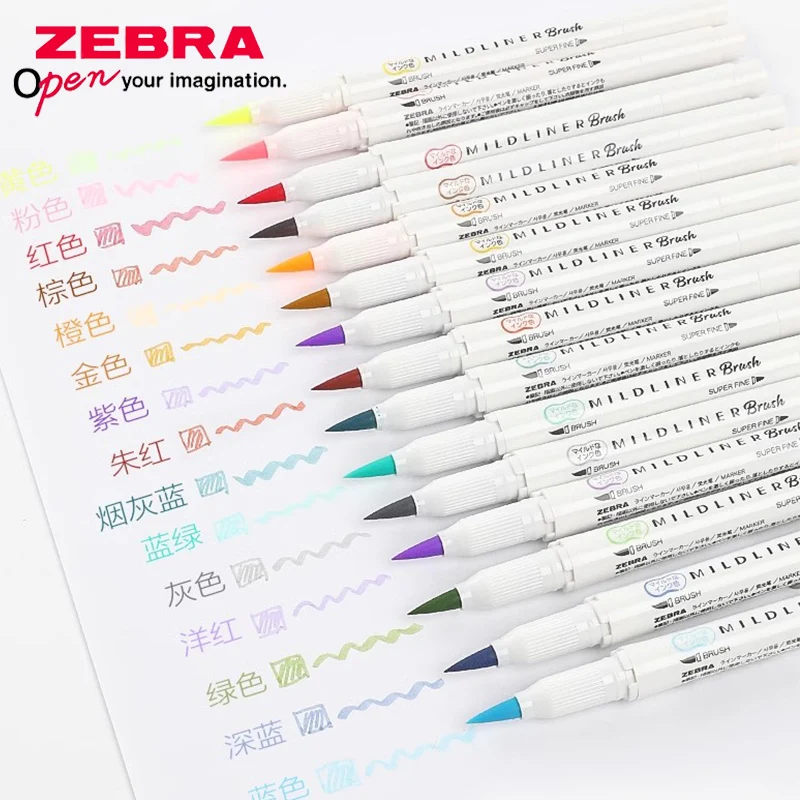 ZEBRA Dual-tip Highlighter Col - Zebra Pen Mildliner recension och pris
