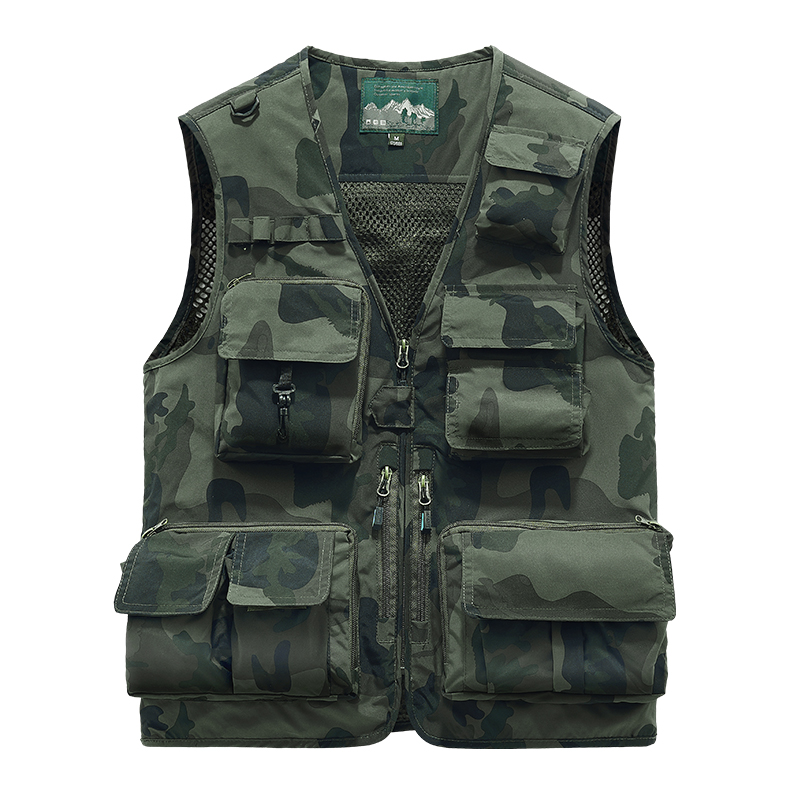 Embroidered Vest Fishing Cloth - Leather Work Vest For Men recension och pris