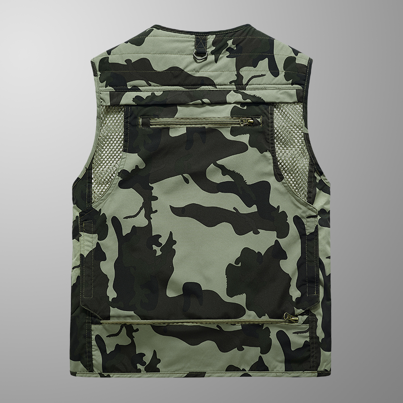 Embroidered Vest Fishing Cloth - Leather Work Vest For Men recension och pris