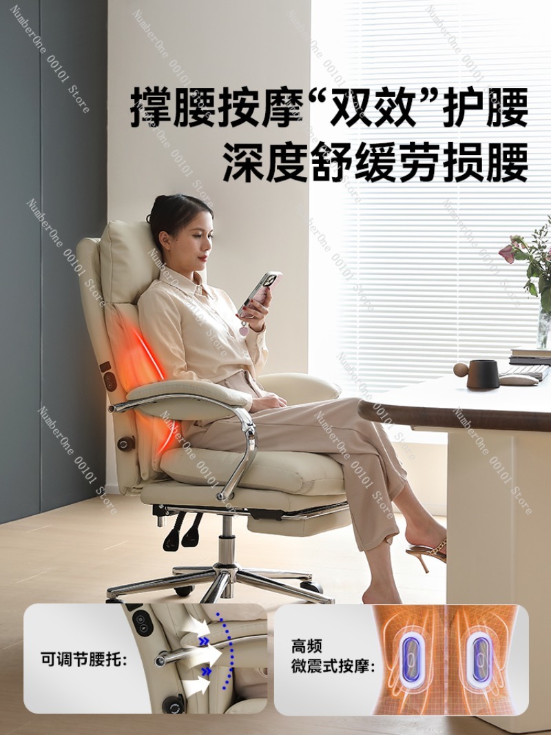 Genuine leather computer chair - Leatherwork Terms recension och pris