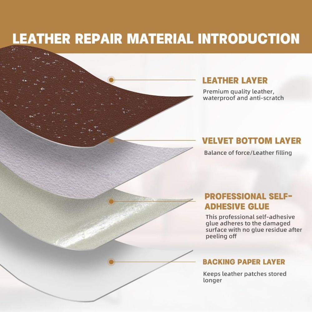 Self Adhesive Leather Repair P - Contact Cement Leather recension och pris