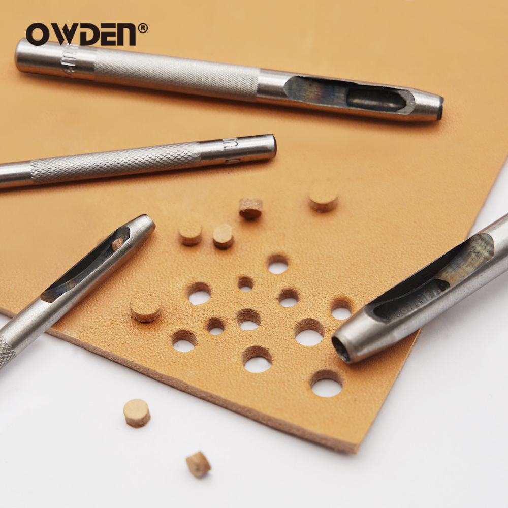 6pcs Leather Hole Punching Too - Leatherwork Punching Tool recension och pris