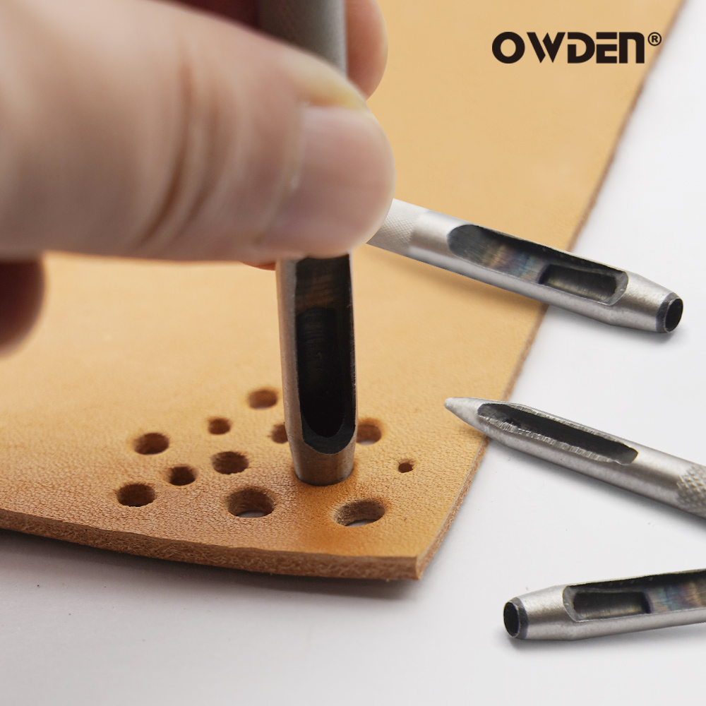 6pcs Leather Hole Punching Too - Leatherwork Punching Tool recension och pris