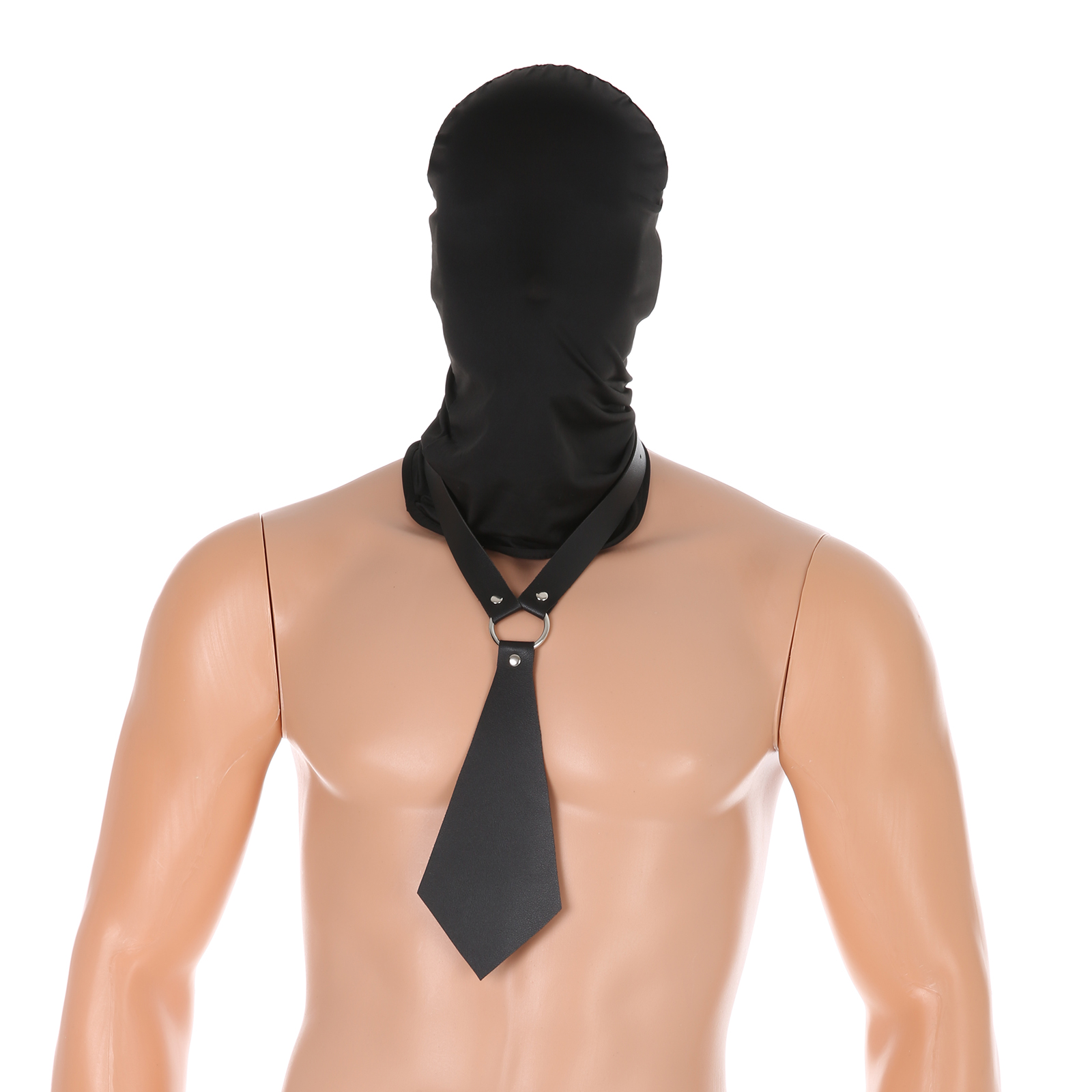 Men Faux Leather Tie Collar Ch - Leather Work Hat recension och pris