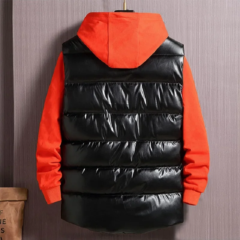 Plus Size Sleeveless Jackets M - Leather Work Vest For Men recension och pris