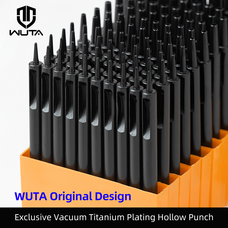 WUTA 1-10pcs Plating Titanium  - Leatherwork Punching Tool recension och pris