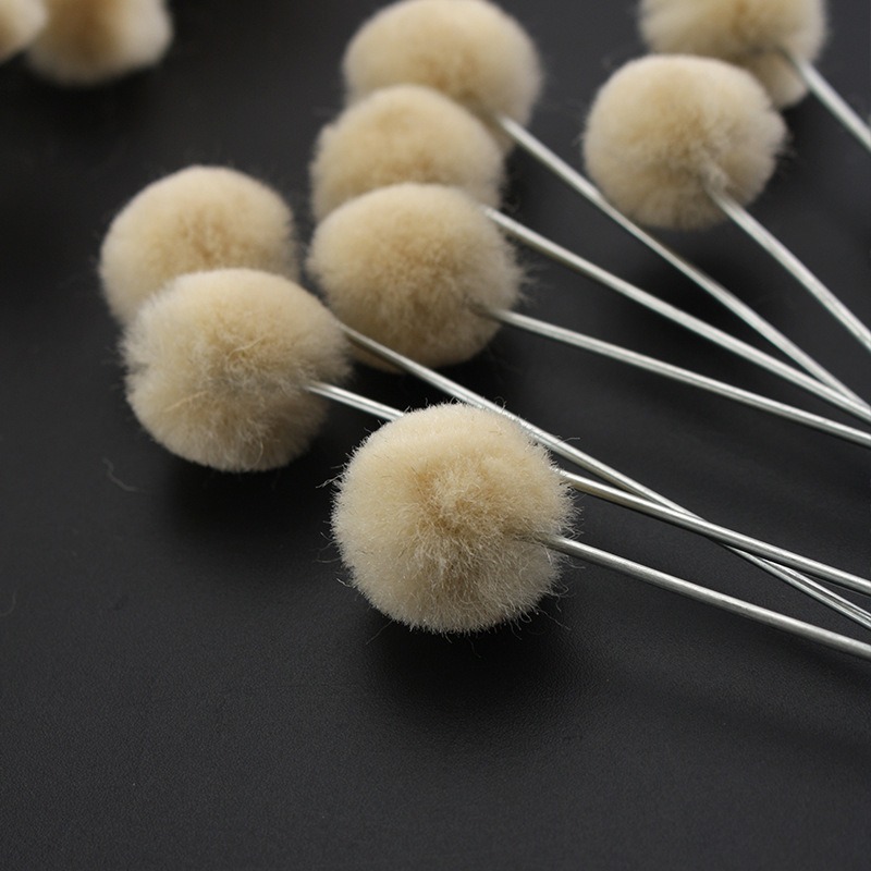 100pcsWool Ball, Dyed, Greased - Contact Cement Leather recension och pris