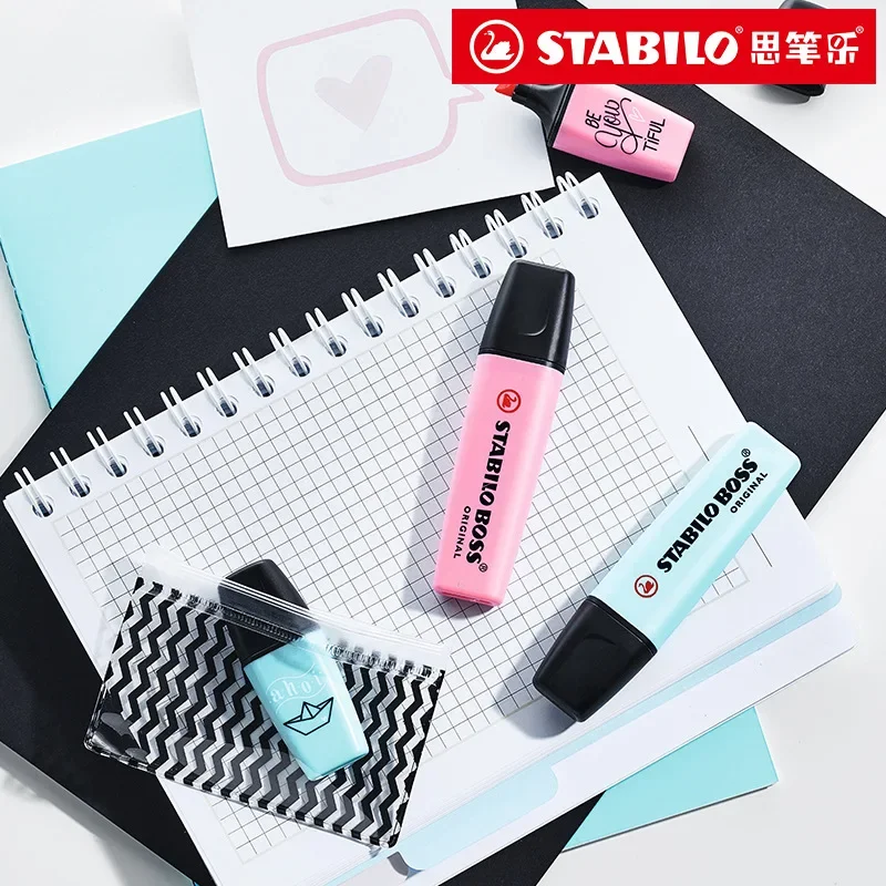 3/6 Color/Set German STABILO M - Stabilo Marker Boss recension och pris