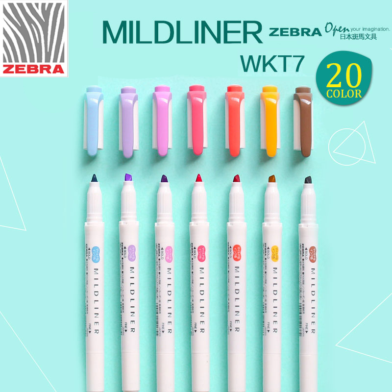 Japan ZEBRA WKT7 New Mildliner - Zebra Pen Mildliner recension och pris