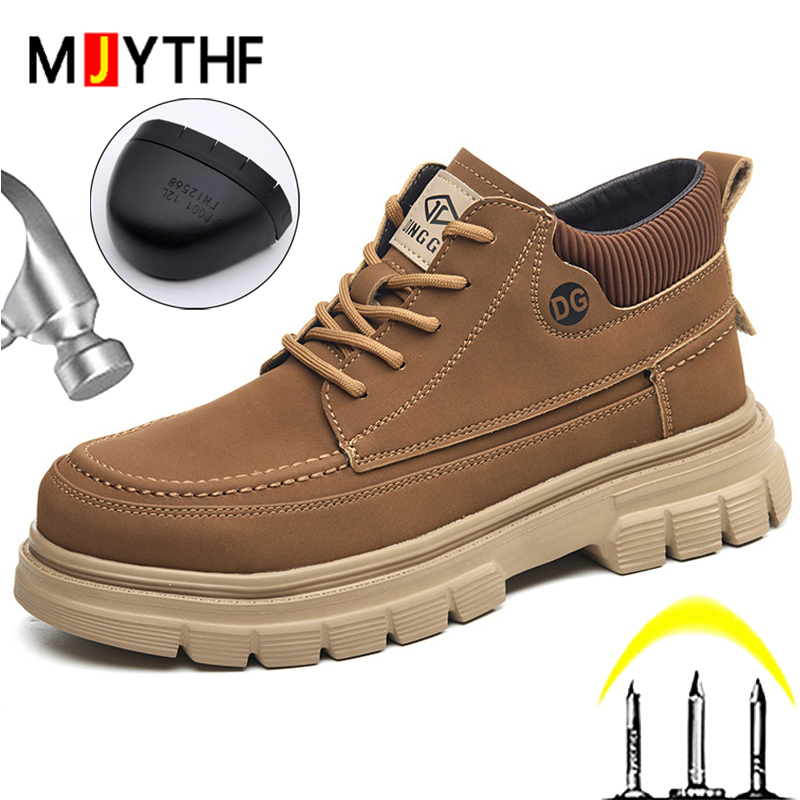 Black Leather Boots Men Shoes  - Leather Work Fabric recension och pris