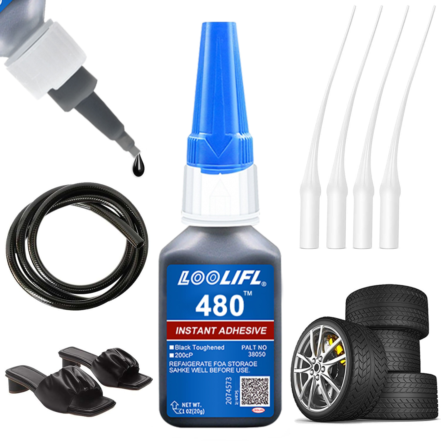 480 Black Strong Quick-Drying  - Contact Cement Leather recension och pris