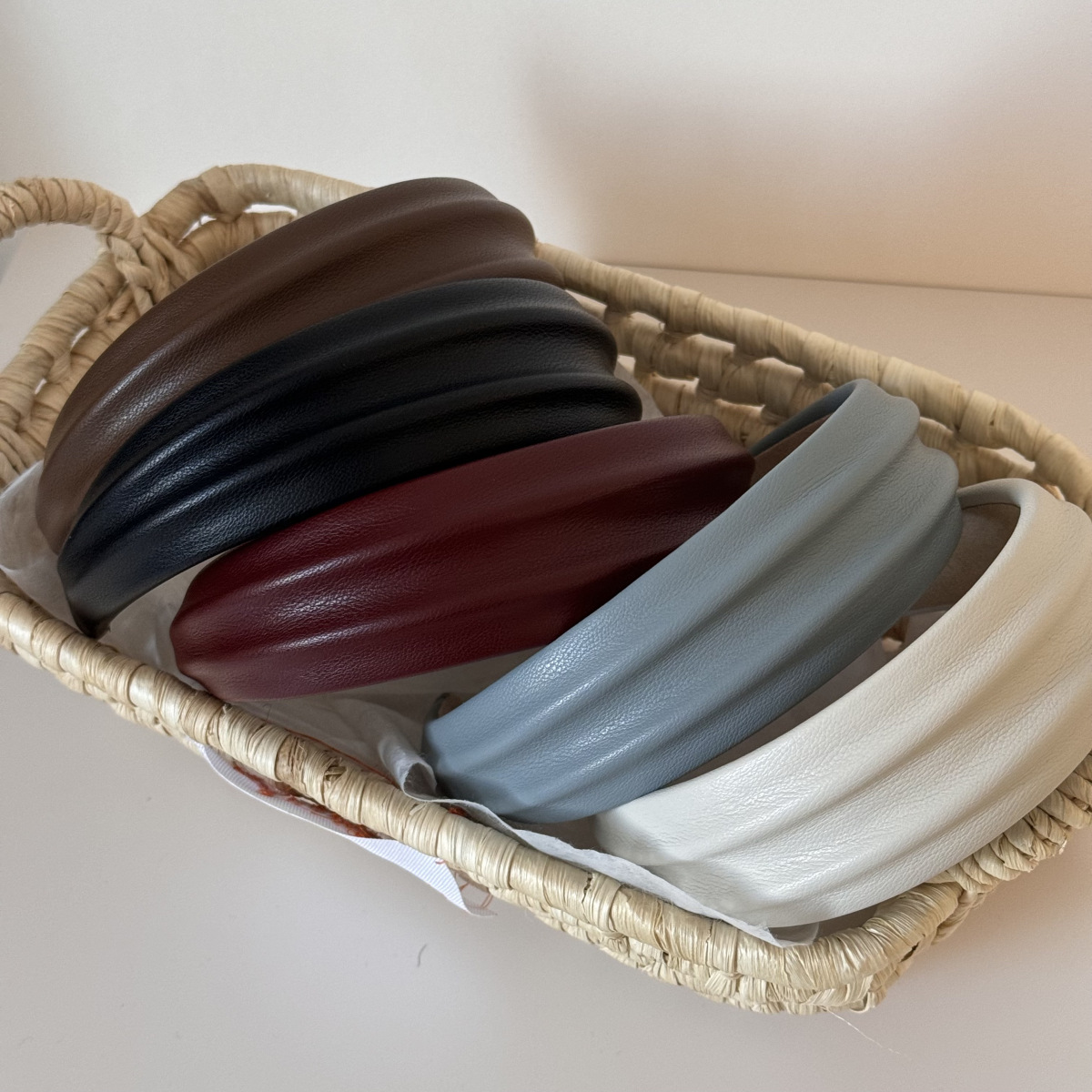PU Leather Wide Headbands Hair - Leatherwork Pony recension och pris