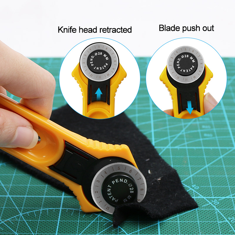 28mm /45mm Rotary Cutter Patch - Round Knife Leatherwork recension och pris