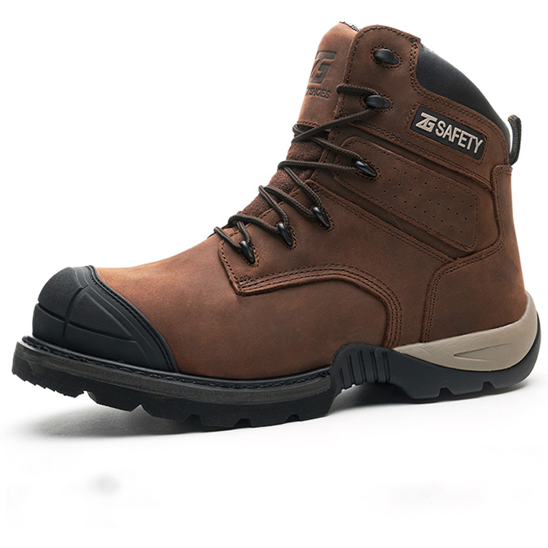 Cowhide Work Boots Genuine Lea - Leather Work Fabric recension och pris