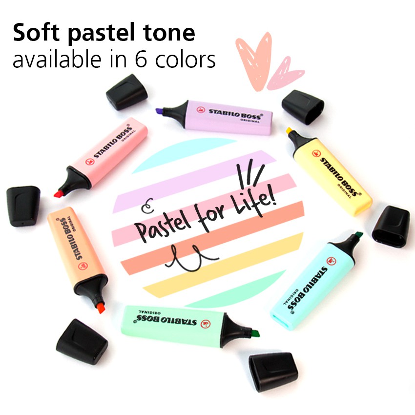 STABILO BOSS ORIGINAL Pastel H - Stabilo Marker Boss recension och pris