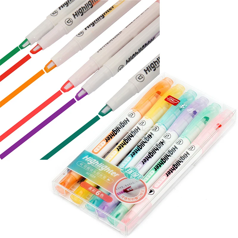 6 Colors/Set Unique Window Tip - Stabilo Marker Boss recension och pris