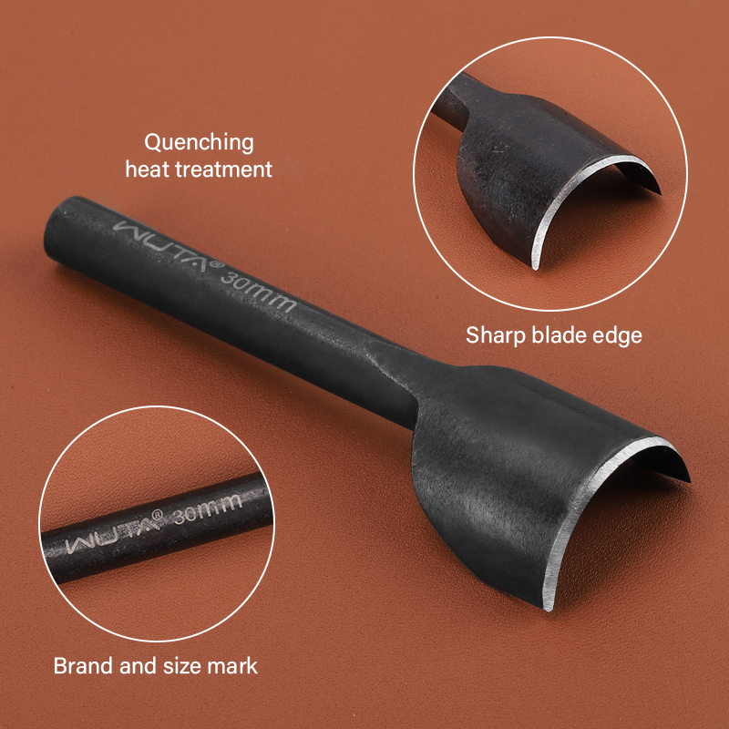 WUTA Basic Series 1Pc Half-Rou - Leatherwork Punching Tool recension och pris