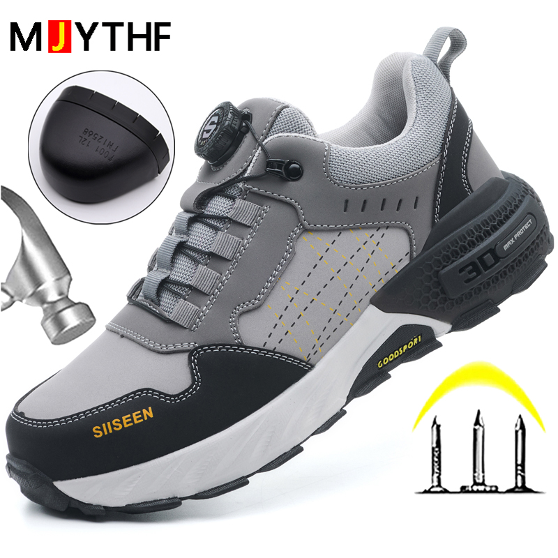 Black Leather Safety Shoes Sec - Leather Work Fabric recension och pris