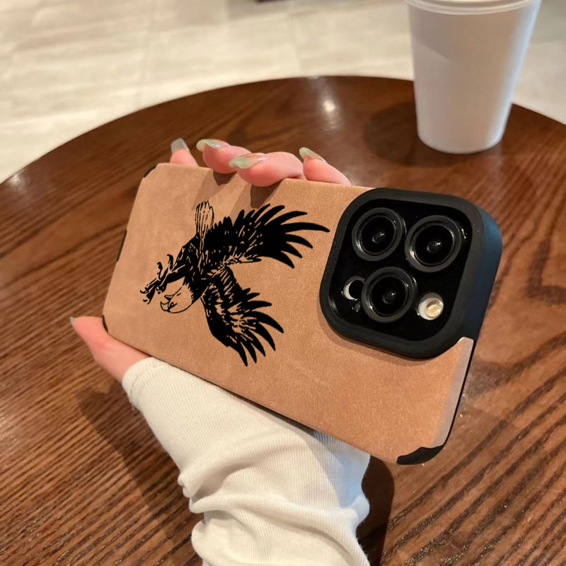 Black Eagle Pattern Leather Si - Leatherwork Drawing recension och pris