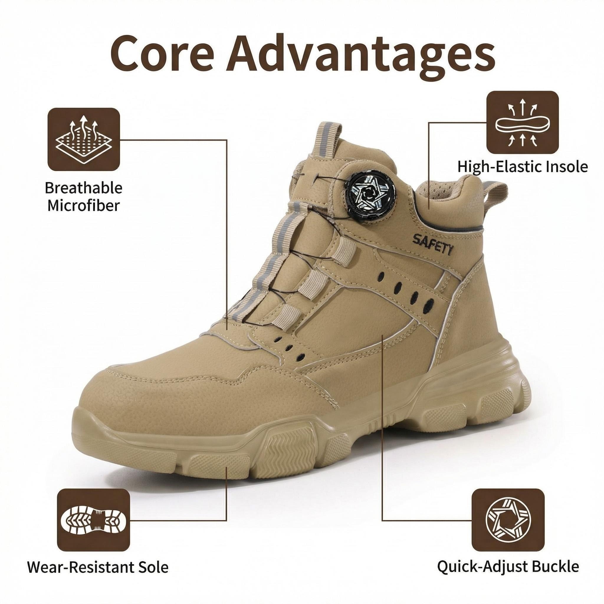 Water Repellent Leather Safety - Leather Work Fabric recension och pris
