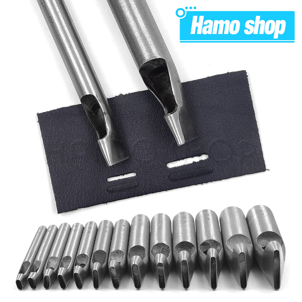 2mm/3mm Width Leather Oval Sha - Leatherwork Punching Tool recension och pris
