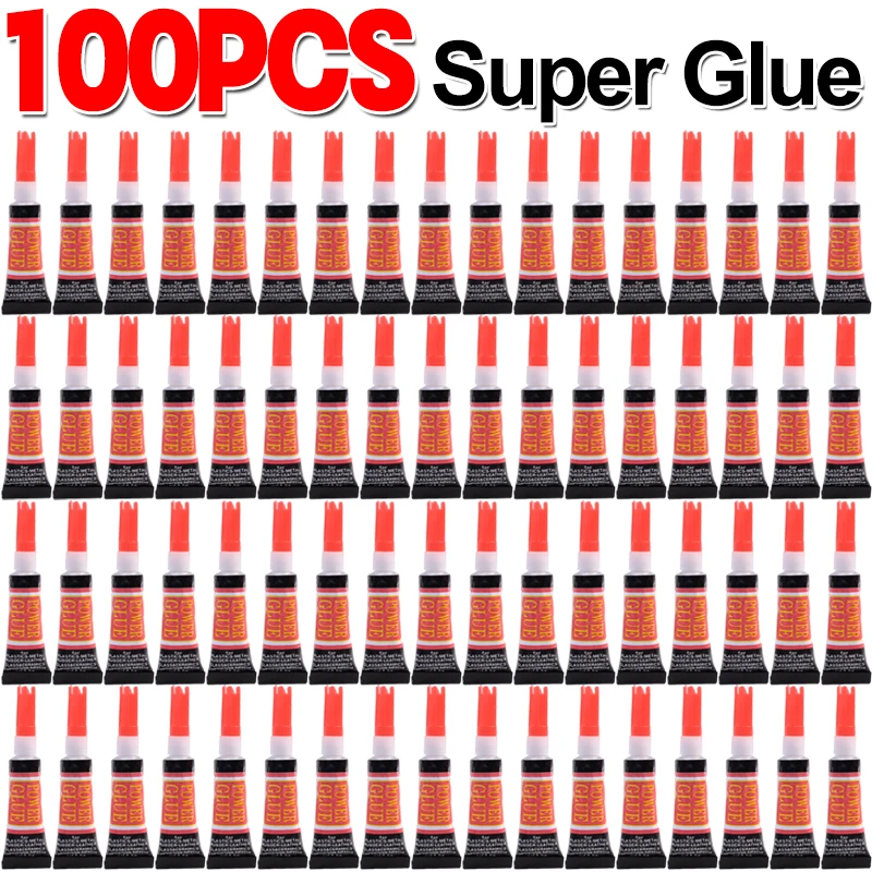 100x Liquid Super Glue Wood Ru - Contact Cement Leather recension och pris