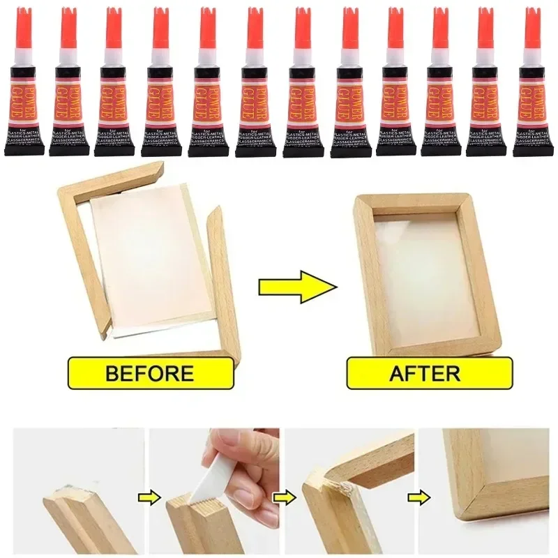 100x Liquid Super Glue Wood Ru - Contact Cement Leather recension och pris